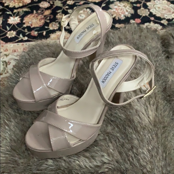 Steve Madden Shoes - TAUPE PATTON STEVE MADDEN ROXANN HEELS
